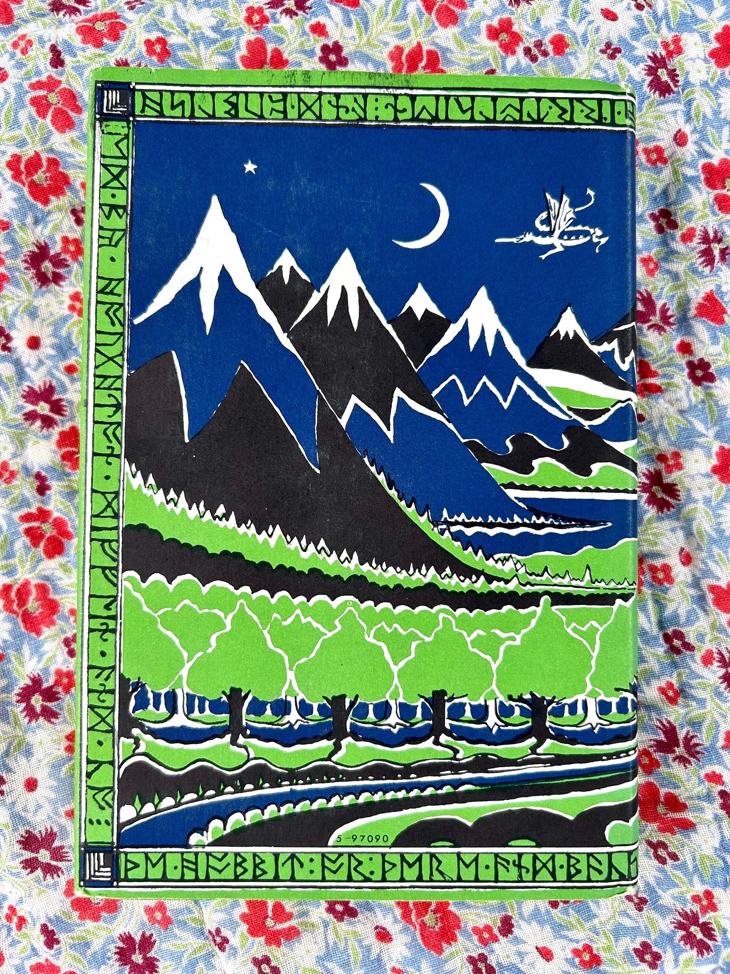 The Hobbit by J.R.R Tolkien. Published by Houghton MIfflin, 1966, 30th printing. Ex-library in very good condition (202)