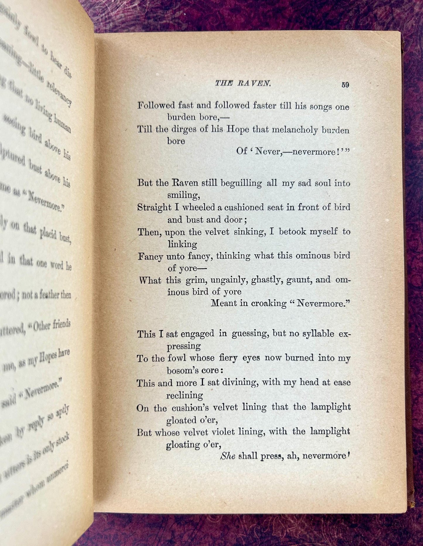 Poems of Edgar Allan Poe, 1882, Arlington Edition, Published by Hurst & Co, publishers.