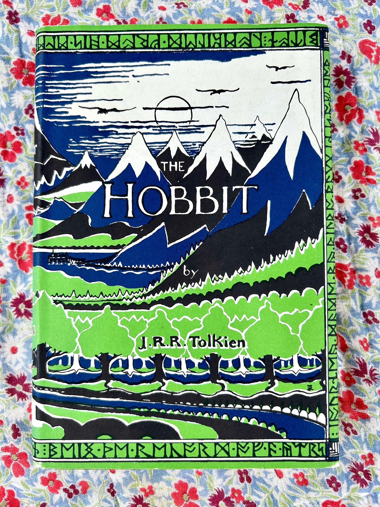 The Hobbit by J.R.R Tolkien. Published by Houghton MIfflin, 1966, 30th printing. Ex-library in very good condition (202)