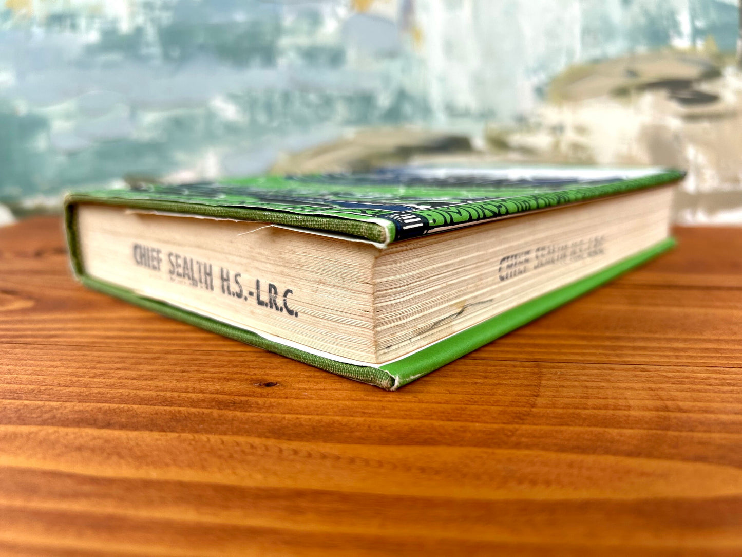 The Hobbit by J.R.R Tolkien. Published by Houghton MIfflin, 1966, 30th printing. Ex-library in very good condition (202)