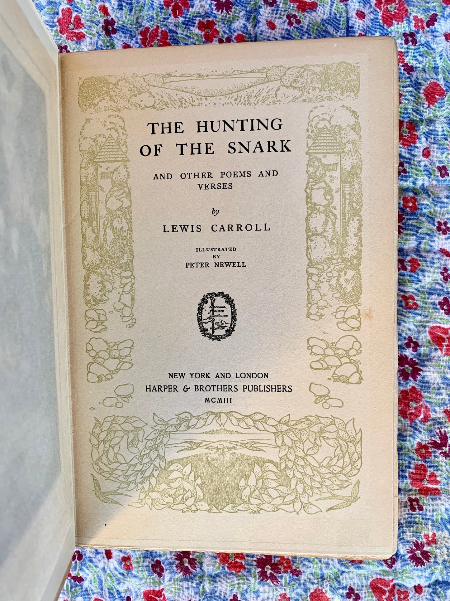 The Hunting of the Snark by Lewis Carroll, Illustrated by Peter Newell, 1903, Published by Harper & Brothers