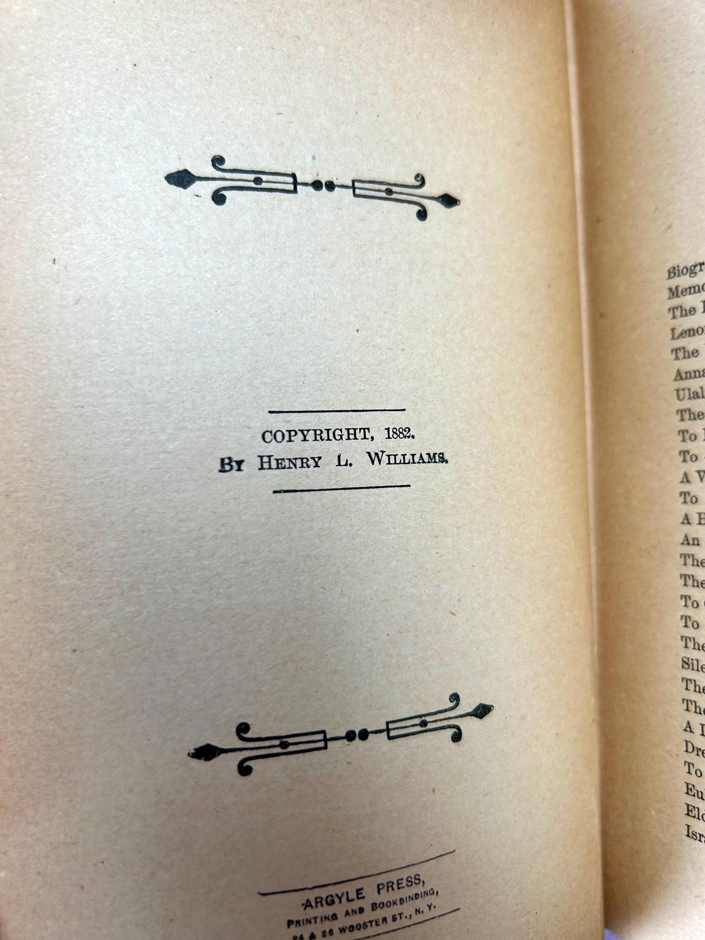 Poems of Edgar Allan Poe, 1882, Arlington Edition, Published by Hurst & Co, publishers.