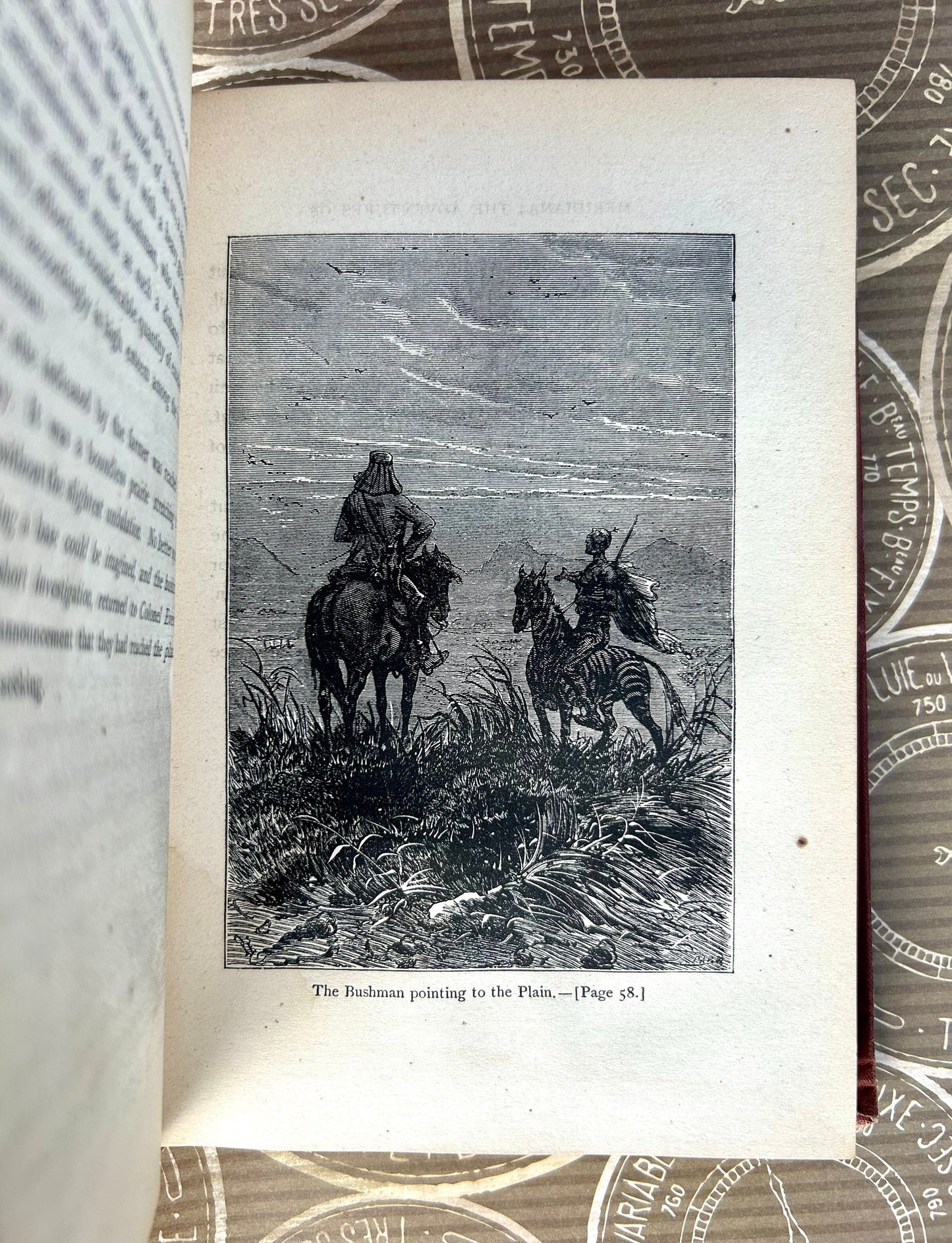 Meridiana or Adventures in South Africa by Jules Verne, Illustrated, 1874, 1st Edition, Published by Scribner Armstrong