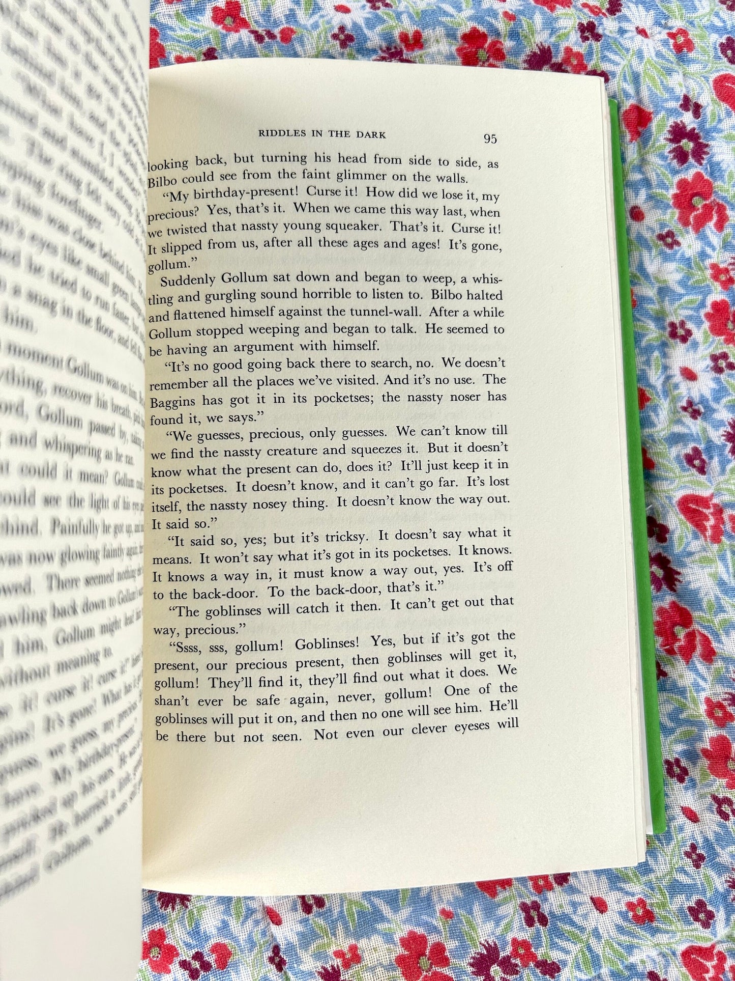 The Hobbit by J.R.R Tolkien. Published by Houghton MIfflin, 1966, 30th printing. Ex-library in very good condition (202)