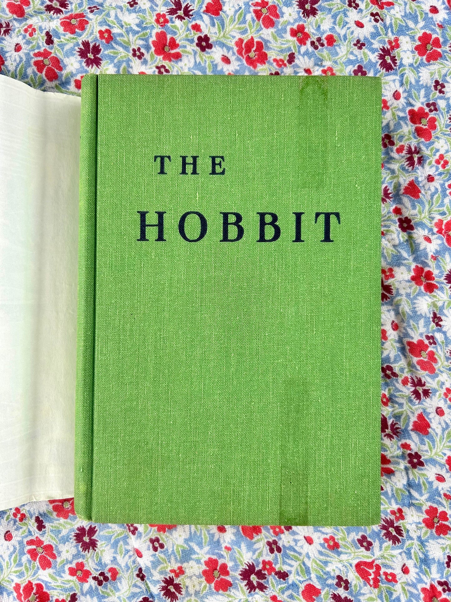 The Hobbit by J.R.R Tolkien. Published by Houghton MIfflin, 1966, 30th printing. Ex-library in very good condition (202)