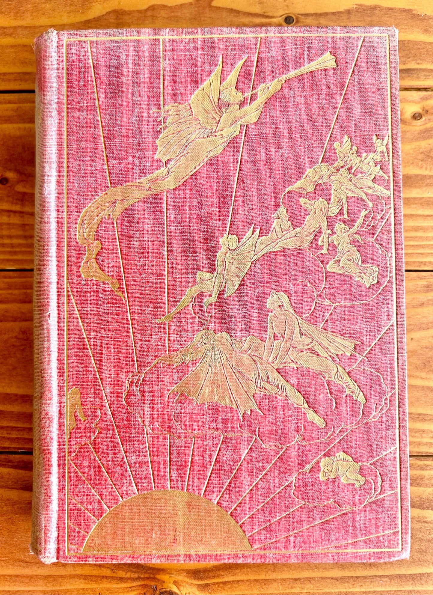 Rare 1897 First Edition of Andrew Lang’s “The Pink Fairy Book" Published by Longmans