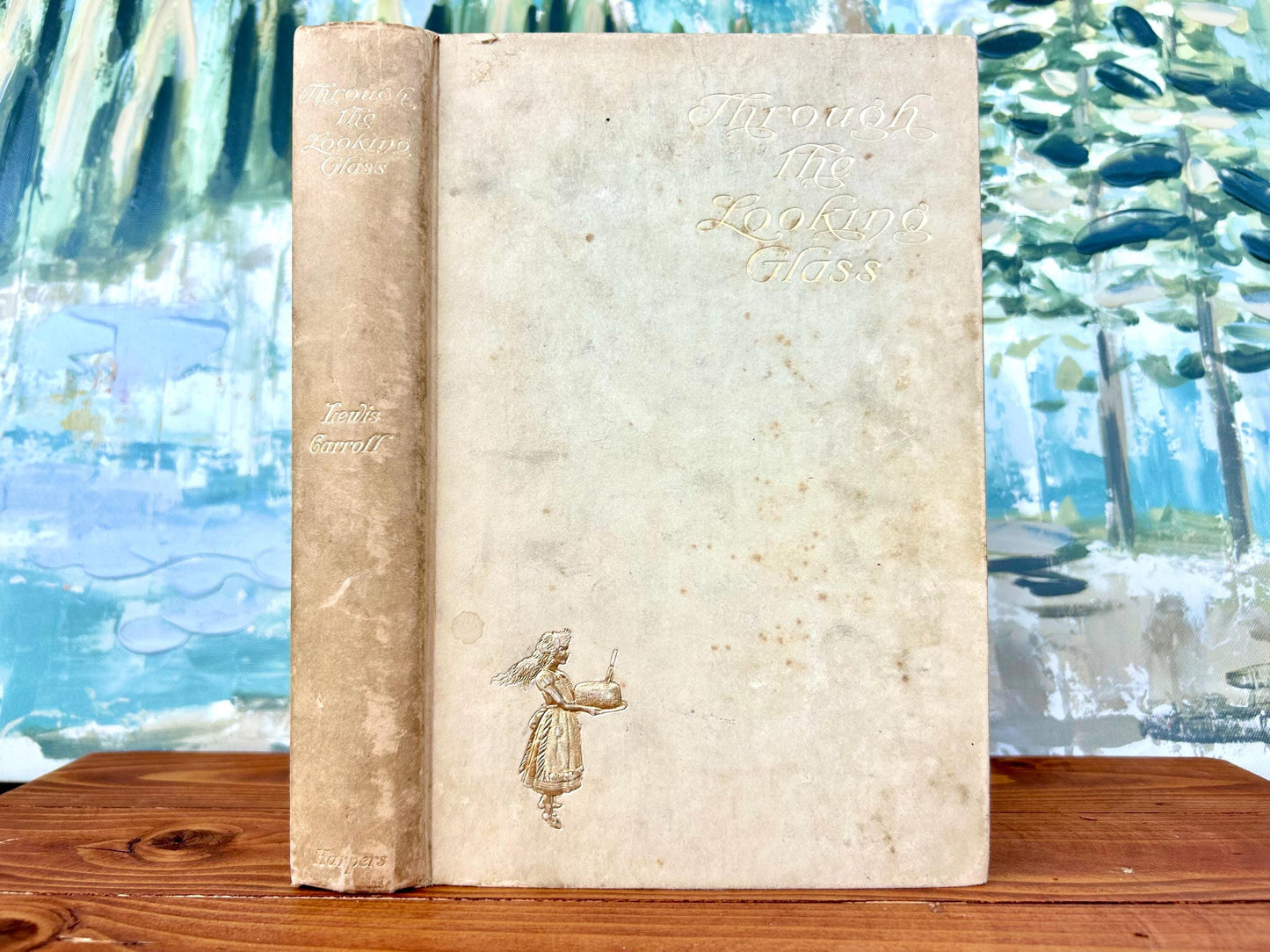Through The Looking Glass by Lewis Carroll, Illustrated, 1902, Published by Harper & Brothers.