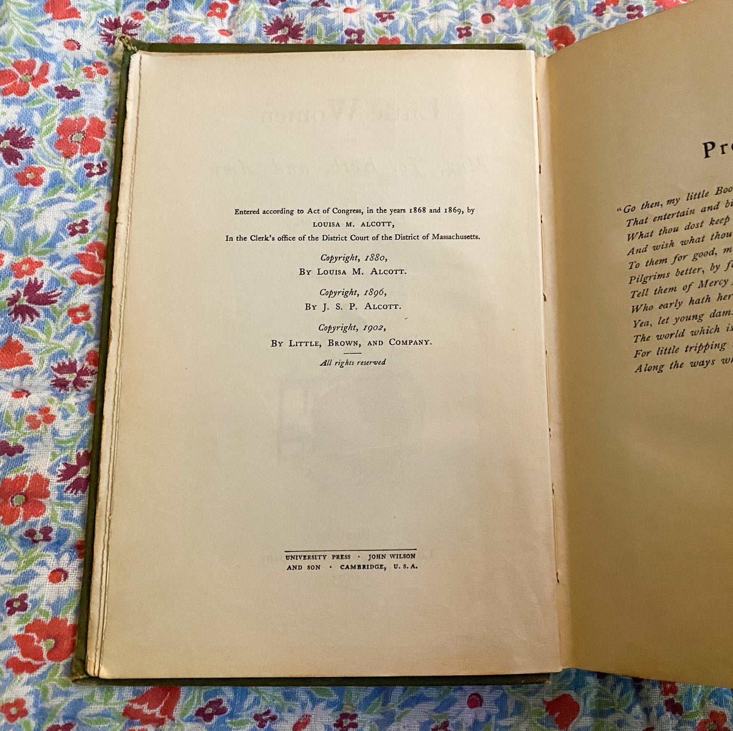 Louisa M. Alcott Collection, Illustrated, 1905, Published by Little, Brown, and Company.