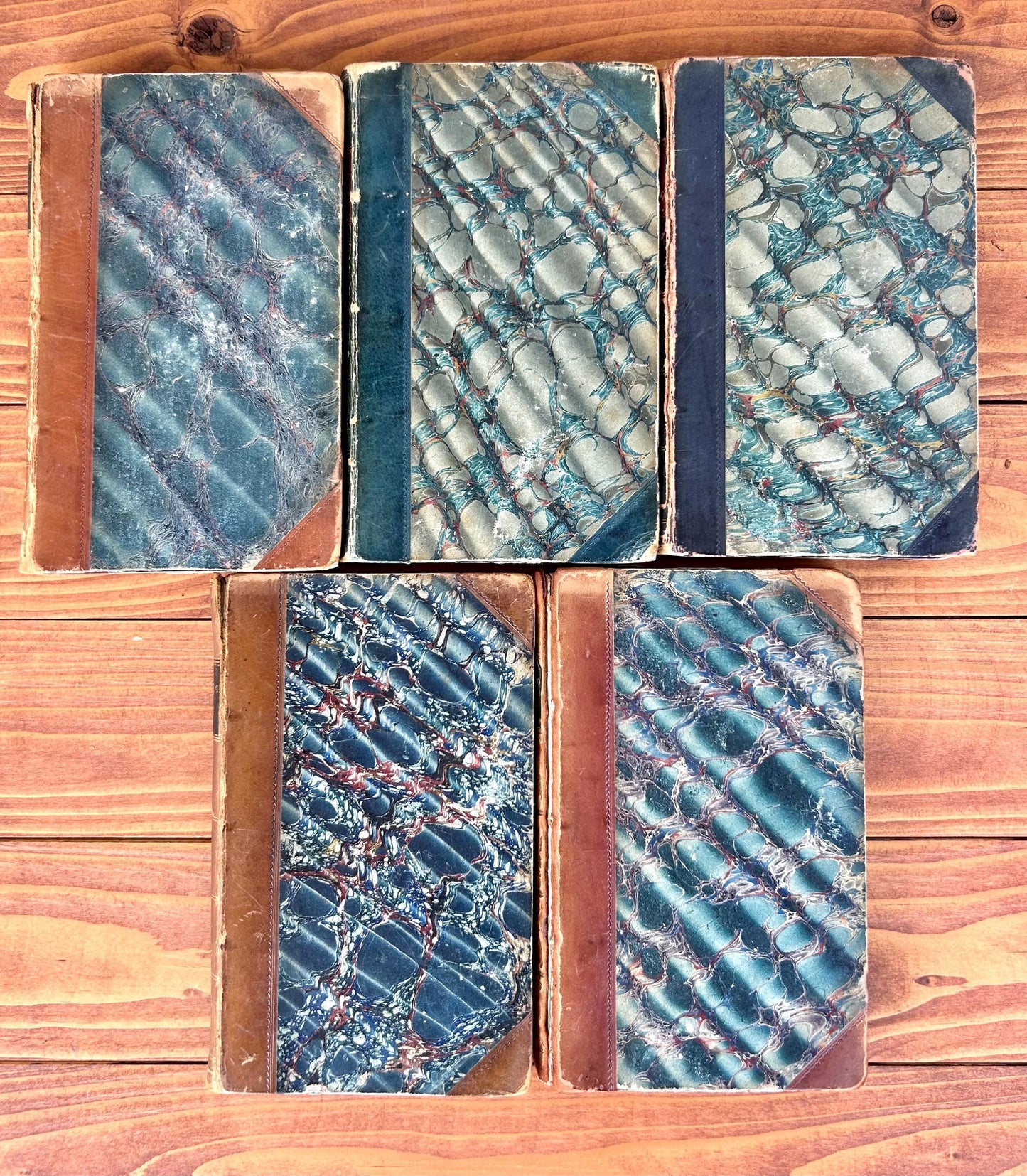 1851 Jane Austen Complete Set. Published by Simms & M'intyre, George Routledge and Sons. Leather bound.