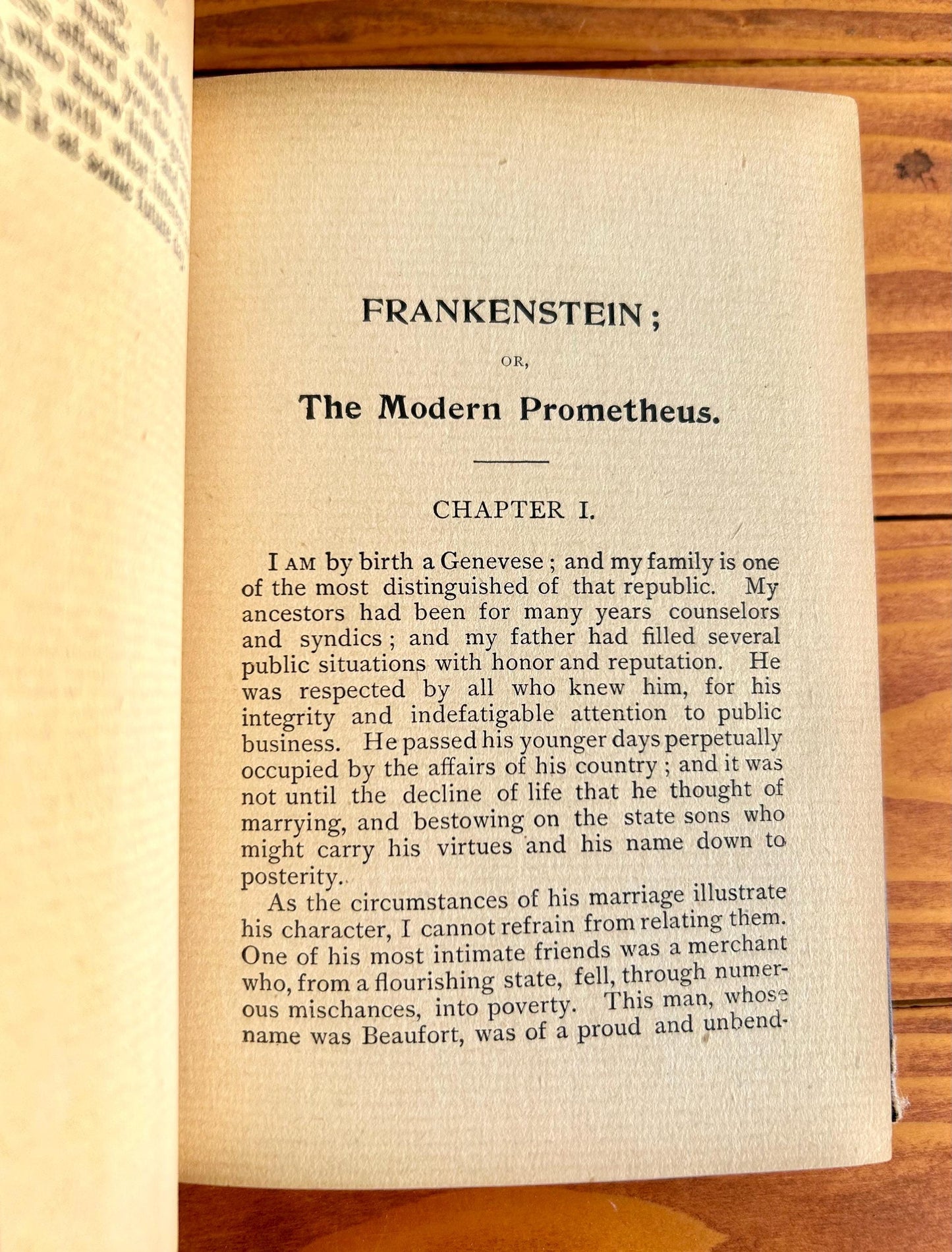 c. 1895 Frankenstein – Mary Shelley | Donohue Henneberry Floral Blue/Silver Edition | Antique Gothic Horror Classic