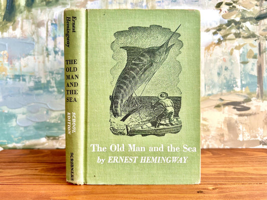 1961 Old Man and the Sea – Ernest Hemingway | Charles Scribner’s School Edition Vintage Classic Novel